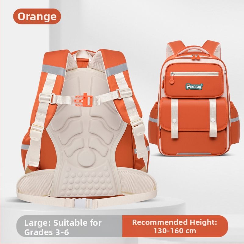 Nou ghiozdan școlar primar Yunduo Kidsren, ghiozdan școlar multi-compartiment pentru băieți și fete, clasa 3-6, reducerea poverii