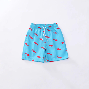 Νέα ανοιξιάτικα και καλοκαιρινά αγορίστικα casual παντελόνια θαλάσσης, παιδικά αθλητικά σορτς με εσωτερικό πλέγμα και ρυθμιζόμενο κορδόνι, για διακοπές, χαλαρά, άνετα και φαρδιά αθλητικά ρούχα