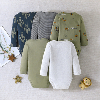 Αποκλειστική διασυνοριακή νέα ανοιξιάτικη και φθινοπωρινή τσάντα για μωρά, μονόχρωμη, πέντε τεμαχίων, τριγωνική χακί, μωρουδιακά ρούχα αναρρίχησης