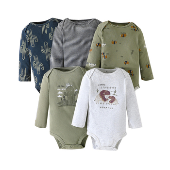 Αποκλειστική διασυνοριακή νέα ανοιξιάτικη και φθινοπωρινή τσάντα για μωρά, μονόχρωμη, πέντε τεμαχίων, τριγωνική χακί, μωρουδιακά ρούχα αναρρίχησης