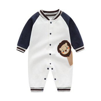 Βαμβακερή ολόσωμη φόρμα μωρού, φθινοπωρινά ρούχα, βάση ολόσωμης φόρμας με μακριά μανίκια, ρούχα αναρρίχησης για νεογέννητα, άνοιξη και φθινόπωρο