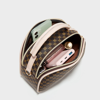 Moteriškas krepšys Moteriškas 2022 m. naujas dekoratyvinis „Loop Iron“ krepšys per petį su juostele, kvadratinis formos krepšys fotoaparatui