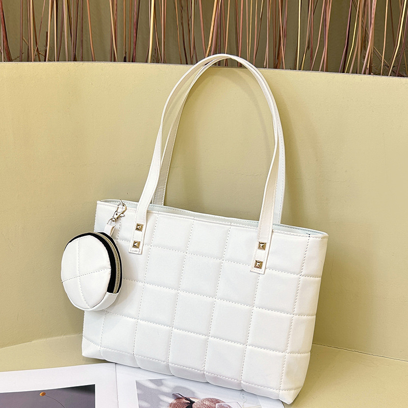 Naiste kott Moodne käekott Kaheosaline väike kott Moodne rombikujuline naiste kott Lihtne väike ruudukujuline kott Õlakott Mobiiltelefoni kott