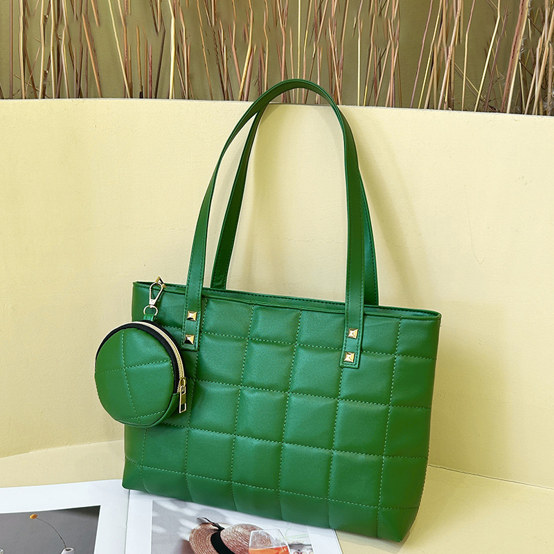 Naiste kott Moodne käekott Kaheosaline väike kott Moodne rombikujuline naiste kott Lihtne väike ruudukujuline kott Õlakott Mobiiltelefoni kott