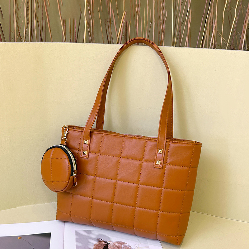 Naiste kott Moodne käekott Kaheosaline väike kott Moodne rombikujuline naiste kott Lihtne väike ruudukujuline kott Õlakott Mobiiltelefoni kott