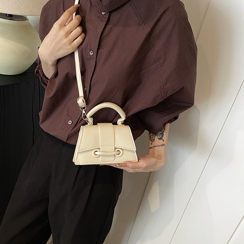 Geantă simplă populară pentru femei 2024 vara nouă modă stil coreean geantă mică pătrată elegantă geantă de umăr geantă crossbody