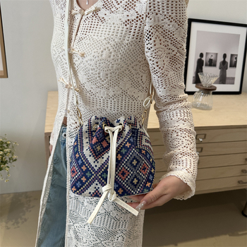 Vrhunska nova kineska modna torba u etničkom stilu, ženska, nova modna torba preko ramena za ljeto 2025.
