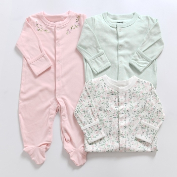 Παιδικά Ρούχα Dropshipping Export Άνοιξη & Φθινόπωρο Βρεφική Ολόσωμη Φόρμα με Μακρυμάνικη Πιτζάμα που Καλύπτει τα Πόδια Νεογέννητο Μωρό Κουτί Δώρου 1