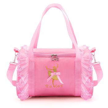 Vaikiška šokių kuprinė „Dance Bag“, didelės talpos moteriškas šokių drabužių laikymo krepšys, šokių rankinė per petį.