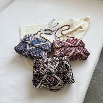 Geantă de umăr cu lanț în stil occidental, en-gros, cu capacitate mare, pentru femei, toamna 2023