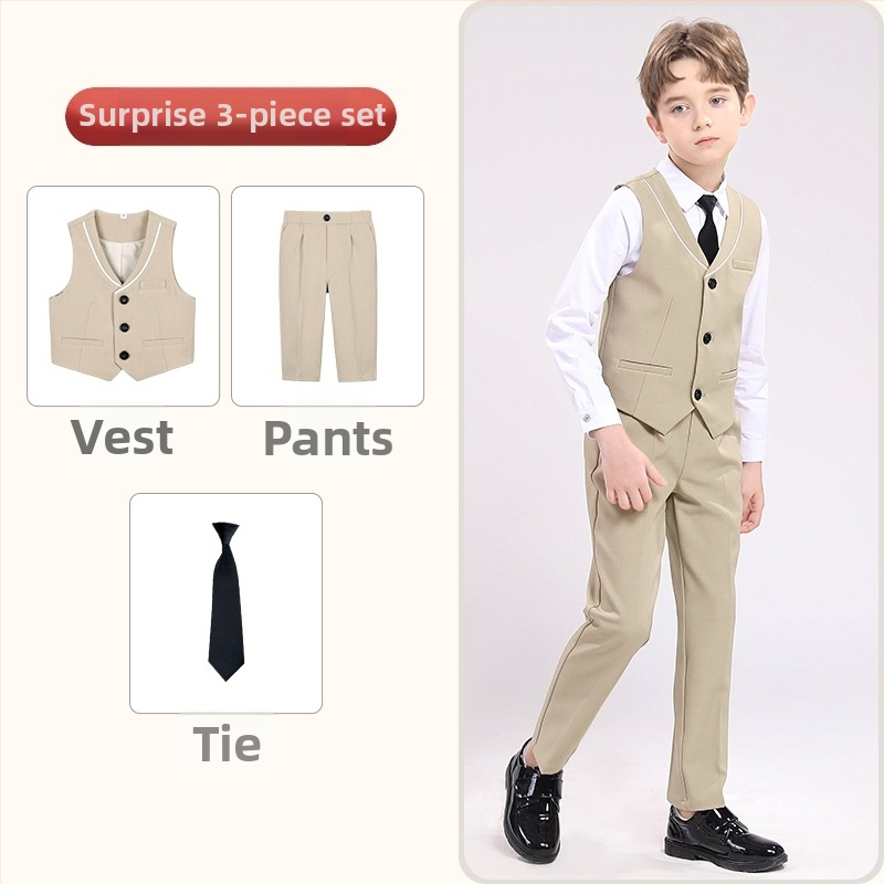 Dječji prsluk, proljetni britanski gospodin, haljina za djevojčicu s cvijećem, zgodan dječak, kostim za klavir, domaćina aktivnosti