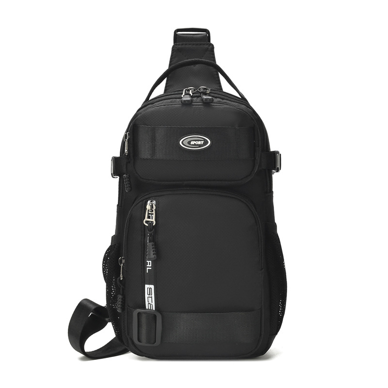 Vyriška neperšlampama krūtinės rankinė, vyriška rankinė per petį, mažo dydžio rankinė, skirta lauko vyriška kuprinė