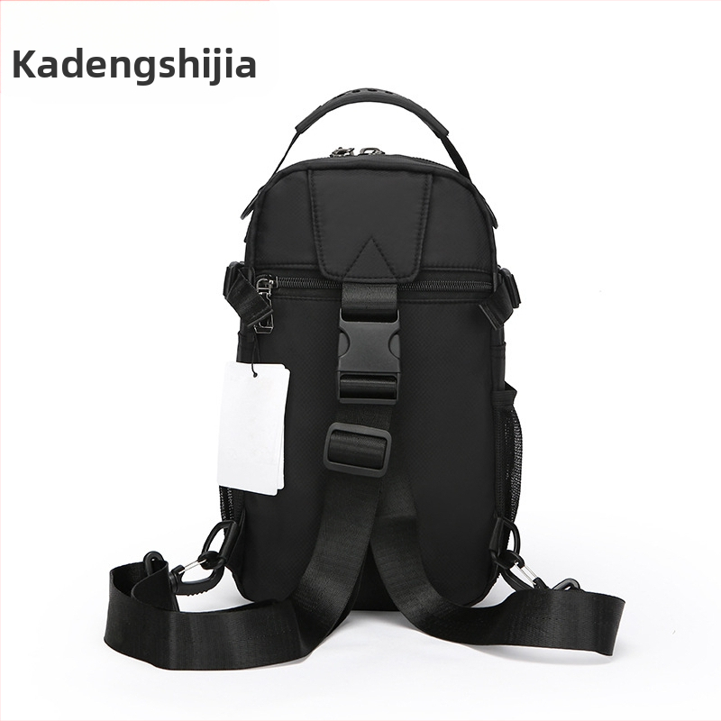 Vyriška neperšlampama krūtinės rankinė, vyriška rankinė per petį, mažo dydžio rankinė, skirta lauko vyriška kuprinė