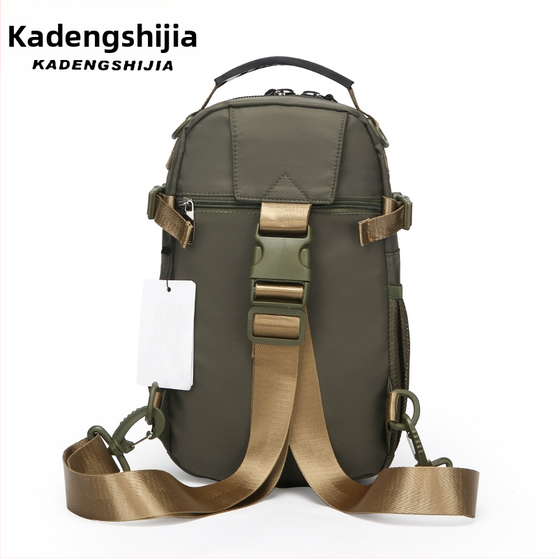 Vyriška neperšlampama krūtinės rankinė, vyriška rankinė per petį, mažo dydžio rankinė, skirta lauko vyriška kuprinė