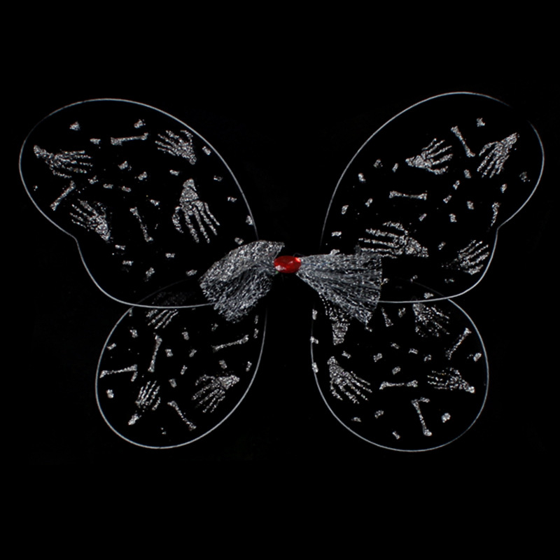 Детско сценично облекло за детска градина, рокля за принцеса, костюм с крила на ангел и пеперуда от четири части