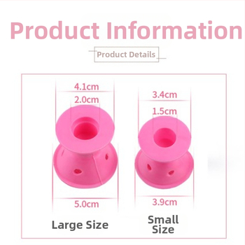 Gamintojas sandėlyje silikoninis plaukų suktukas „Bell“ plaukų suktukas, grybo formos plaukų suktukas, tingaus miego plaukų suktukas, tokio paties stiliaus