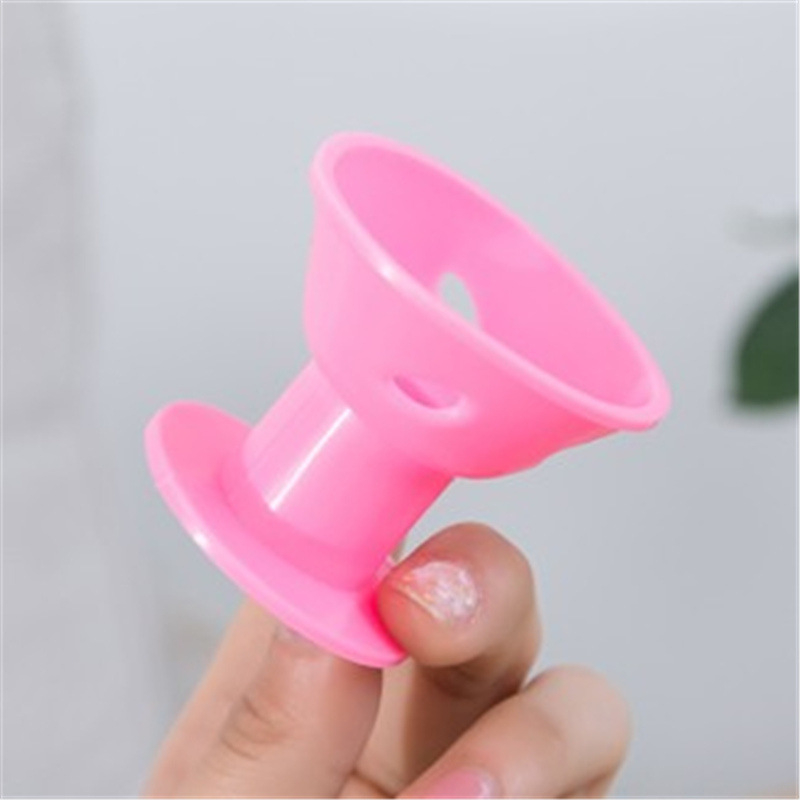 Gamintojas sandėlyje silikoninis plaukų suktukas „Bell“ plaukų suktukas, grybo formos plaukų suktukas, tingaus miego plaukų suktukas, tokio paties stiliaus