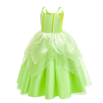 Φόρεμα ξωτικού για το Φεστιβάλ της Άνοιξης 2022, φόρεμα πριγκίπισσας Tinkerbell από Ευρώπη και Αμερική, διασυνοριακό φόρεμα πριγκίπισσας από την Tiana.