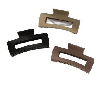 „Crossborder Amazon“ abs medžiagos matinis plaukų segtukas „Ins“ stiliaus kvadratinis greiferinis galvos apdangalas didelis plaukų segtukas ryklio segtuko geometrija