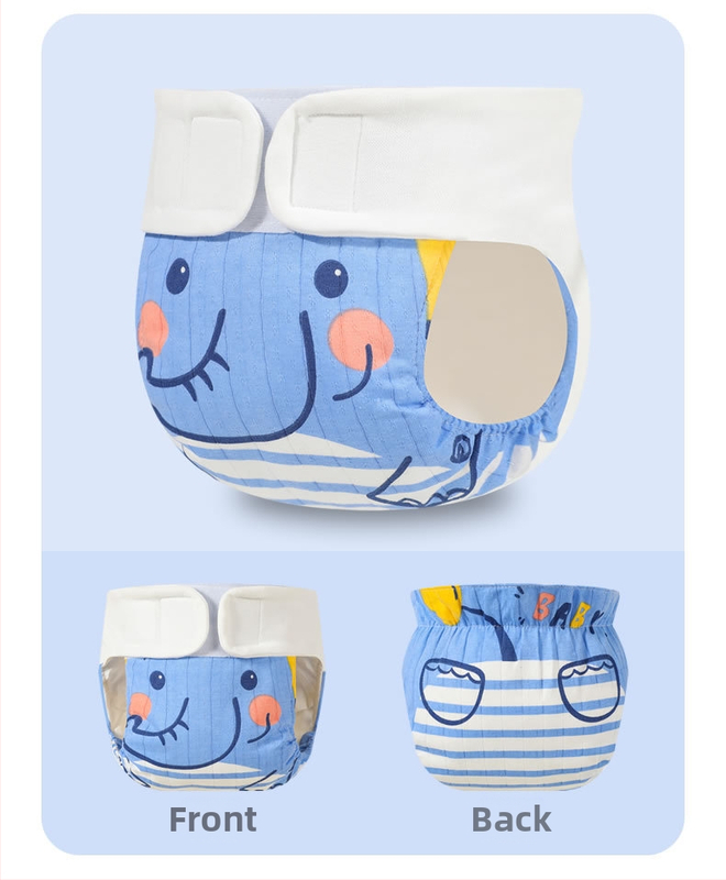 Marlės sauskelnės iš medvilnės marlės, vientisos, skalbiamos, kvėpuojančios, šlapimo žiedo formos, kūdikiams, keturi metų laikai, plaukų karta