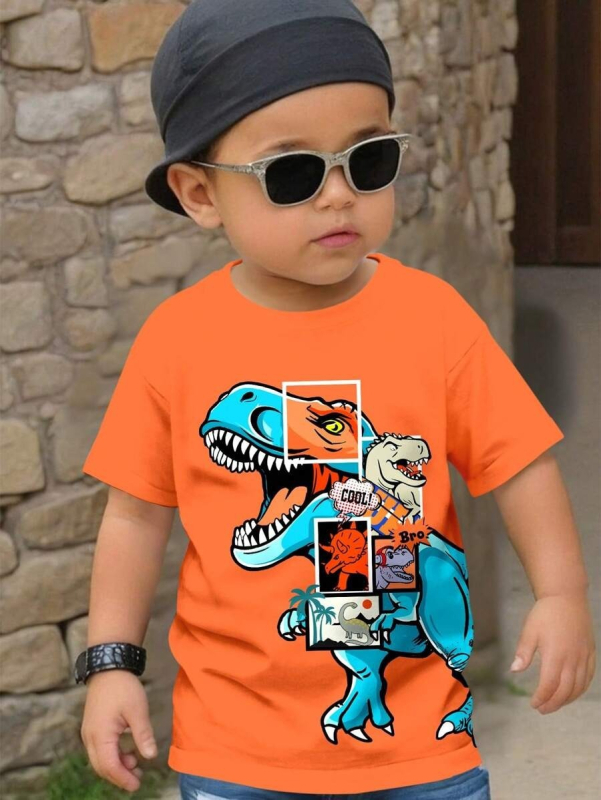 Dječja odjeća Dječja majica kratkih rukava Dječja jesensko-zimska osnovna majica Novi stil Male i srednje dječje majice kratkih rukava Zapadnjački stil Moderni RA01