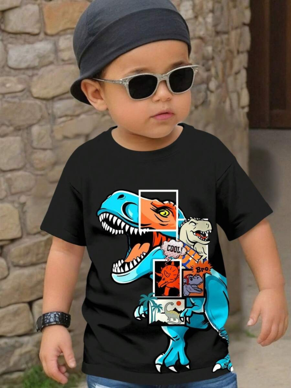 Dječja odjeća Dječja majica kratkih rukava Dječja jesensko-zimska osnovna majica Novi stil Male i srednje dječje majice kratkih rukava Zapadnjački stil Moderni RA01