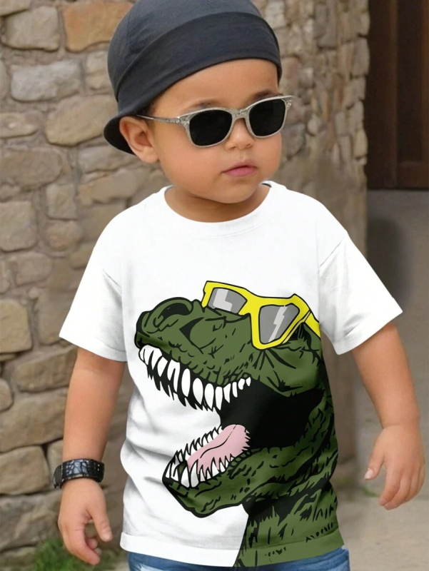 Dječja odjeća Dječja majica kratkih rukava Dječja jesensko-zimska osnovna majica Novi stil Male i srednje dječje majice kratkih rukava Zapadnjački stil Moderni RA01