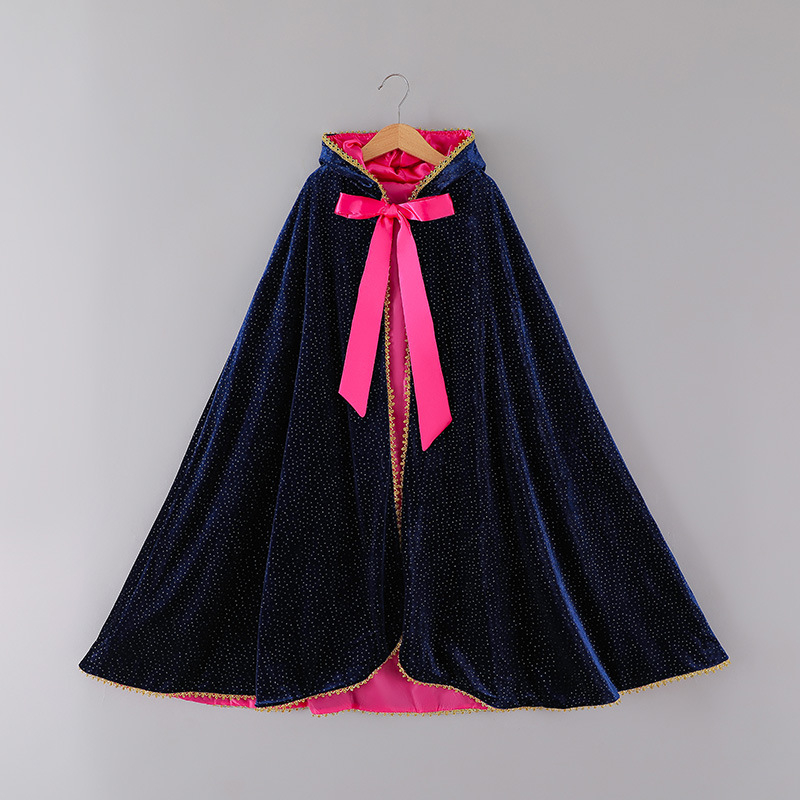 Meiteņu nāriņas apmetnis Bērnu fliteru apmetnis Aisha Princeses apmetnis Frozen Aisha fliteru šalle