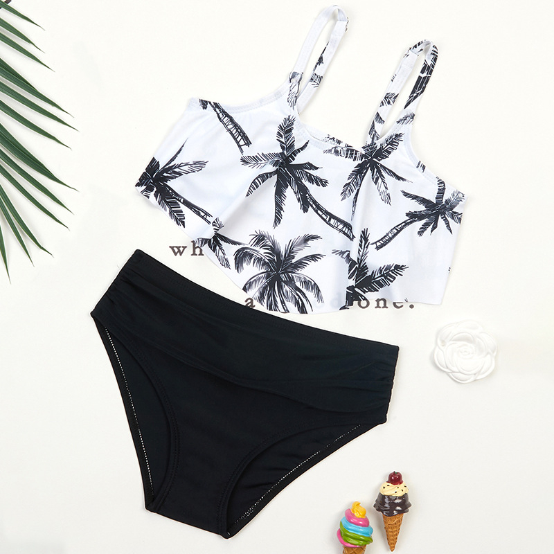 Παιδικά Μαγιό Εξωτερικού Εμπορίου για Κορίτσια Ολόσωμο Μαγιό Μωρό Χαριτωμένα Κινούμενα Σλιπ Αμάνικα Ολόσωμο Μαγιό