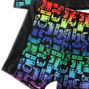 Παιδικό μαγιό για αγόρια, χωρισμένο σε μεγάλο μέγεθος, μικρό και μεσαίο μέγεθος, μαγιό για αγόρια 8-12 ετών, μακρυμάνικο, αντηλιακό για την παραλία, μαγιό για ιαματικές πηγές