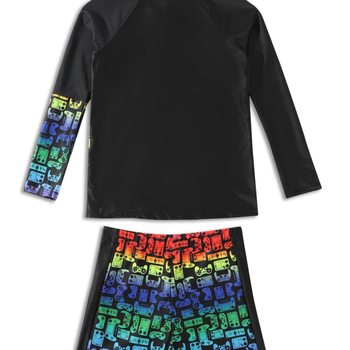 Παιδικό μαγιό για αγόρια, χωρισμένο σε μεγάλο μέγεθος, μικρό και μεσαίο μέγεθος, μαγιό για αγόρια 8-12 ετών, μακρυμάνικο, αντηλιακό για την παραλία, μαγιό για ιαματικές πηγές