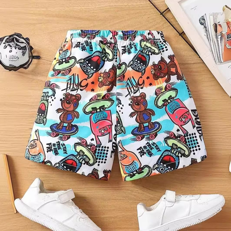 Väliskaubandus Euroopa ja Ameerika Ühendriikide suvised 3D-digitaalprintimise rannapüksid, meeste vabaaja spordipüksid, hulgimüügi tellimused