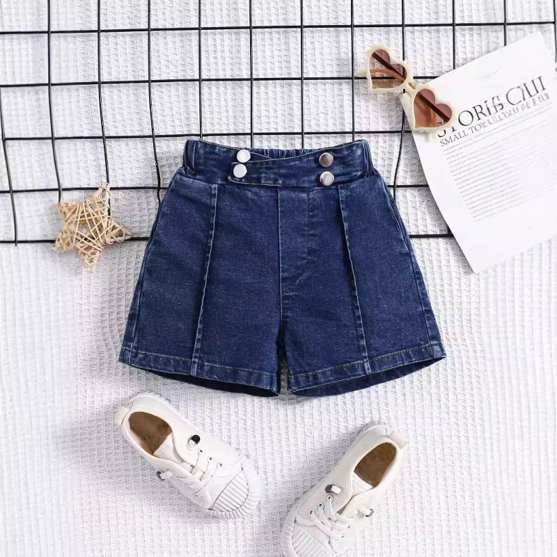 Pantaloni pentru copii transfrontalieri europeni și americani, primăvara 2024, blugi noi din bumbac, pantaloni țesuti din bumbac, pantaloni casual de zi cu zi