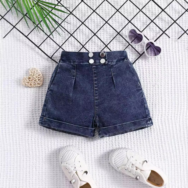 Pantaloni pentru copii transfrontalieri europeni și americani, primăvara 2024, blugi noi din bumbac, pantaloni țesuti din bumbac, pantaloni casual de zi cu zi