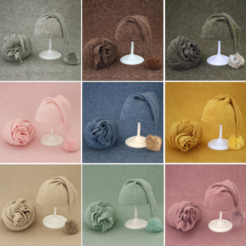 Piiriülene uus laste fotoriietus beebifotokleit beebi pika sabaga kootud karusnahast pallimüts + kleit