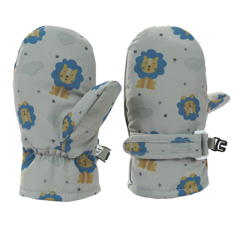 Uued piiriülesed laste suusakindad fliisvoodriga paksendatud beebikindad veekindlad kiiresti kuivavad talvised lastekindad