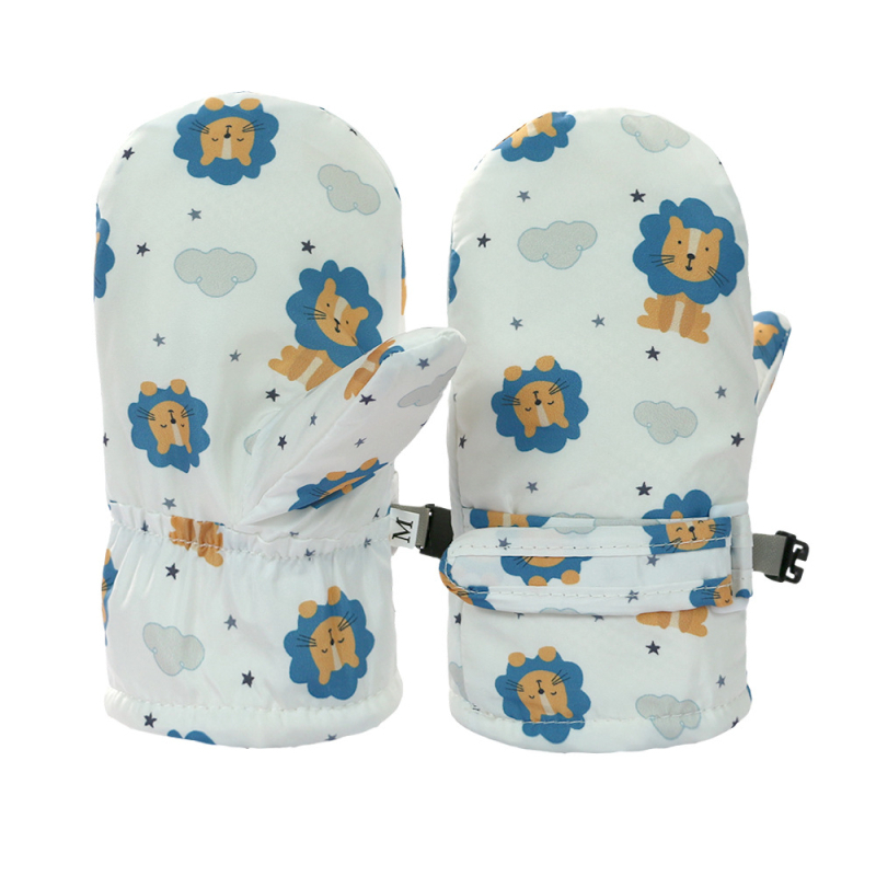 Uued piiriülesed laste suusakindad fliisvoodriga paksendatud beebikindad veekindlad kiiresti kuivavad talvised lastekindad