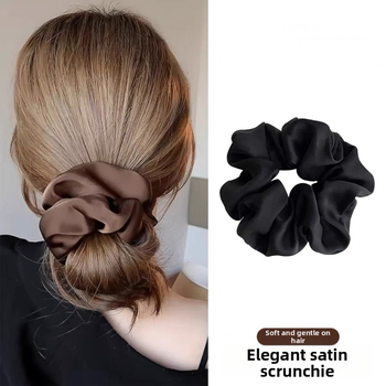 Išplėstinė nuojauta ~ Paprasta atlasinė storosios žarnos plaukų kilpa iš riebios žarnos kilpos plaukų virvė prancūziška storosios žarnos kilpos atlasinė plaukų virvė moteriški galvos apdangalai