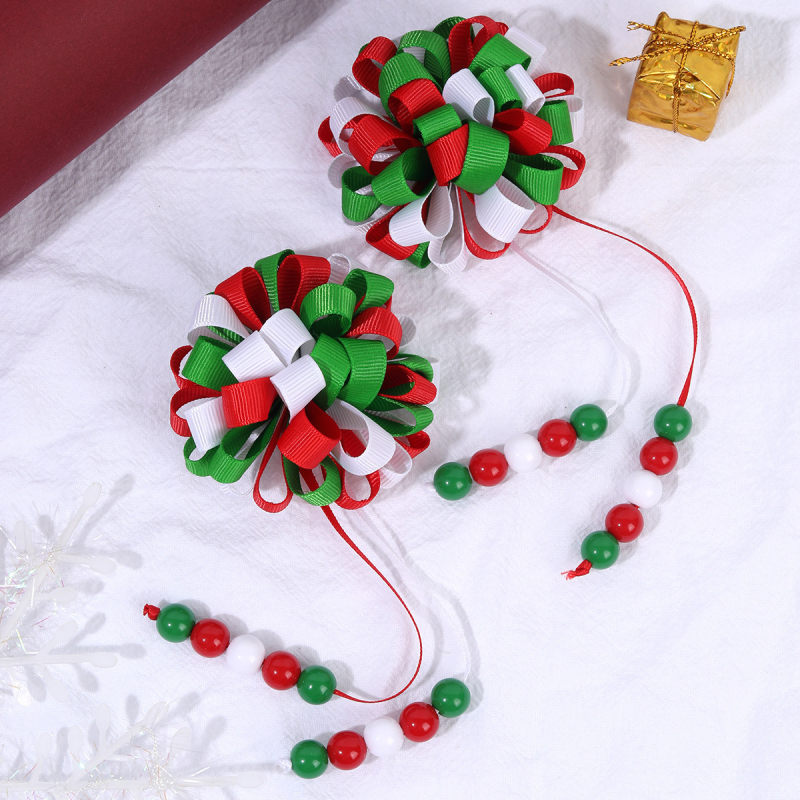 Határokon átnyúló robbanások lányoknak aranyos göndör gombóc bojtos hajcsattal színes buborék virág bordás hajvirág hajcsat