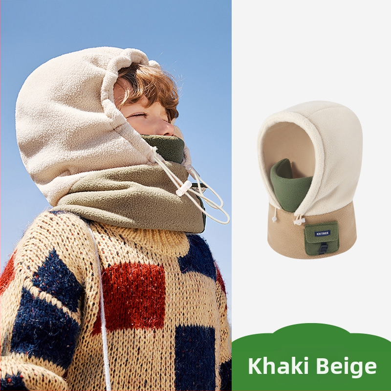 Kk Tree drăguț cald pălărie pentru copii eșarfă all-in-one mască rezistentă la vânt pentru bărbați și femei bebeluși clasa a antistatică toamna și iarna