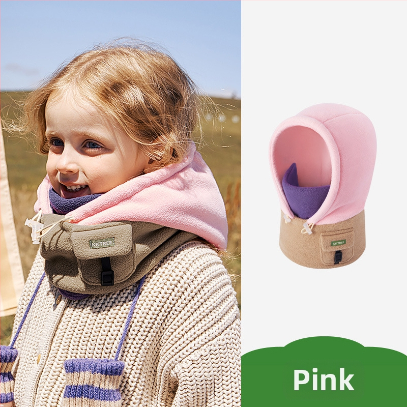 Kk Tree drăguț cald pălărie pentru copii eșarfă all-in-one mască rezistentă la vânt pentru bărbați și femei bebeluși clasa a antistatică toamna și iarna