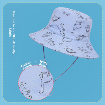 Παιδικό Καπέλο Ψαρά Καλοκαιρινό Καπέλο Μωρού Λεπτό Αντηλιακό Μωρό Άνοιξη και Φθινόπωρο Καπέλο Σκίασης Δεινοσαύρων για Αγόρια και Κορίτσια