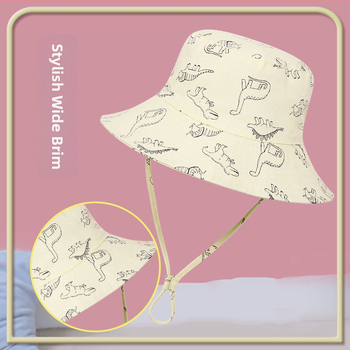 Παιδικό Καπέλο Ψαρά Καλοκαιρινό Καπέλο Μωρού Λεπτό Αντηλιακό Μωρό Άνοιξη και Φθινόπωρο Καπέλο Σκίασης Δεινοσαύρων για Αγόρια και Κορίτσια