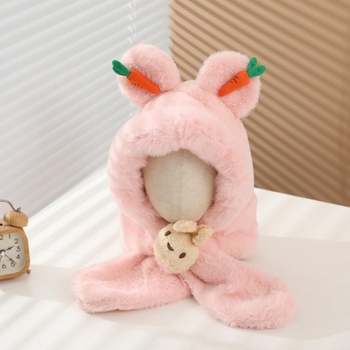 Beebi sügis- ja talvine tuulekindel müts, sall, kaelakaitse, integreeritud müts, fliisvoodriga, paksendatud talvine kõrvakaitsemüts poistele ja tüdrukutele