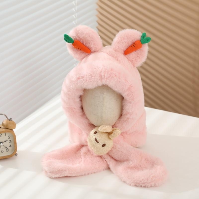 Beebi sügis- ja talvine tuulekindel müts, sall, kaelakaitse, integreeritud müts, fliisvoodriga, paksendatud talvine kõrvakaitsemüts poistele ja tüdrukutele