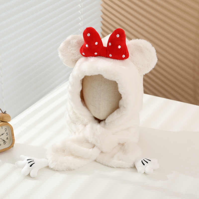 Beebi sügis- ja talvine tuulekindel müts, sall, kaelakaitse, integreeritud müts, fliisvoodriga, paksendatud talvine kõrvakaitsemüts poistele ja tüdrukutele