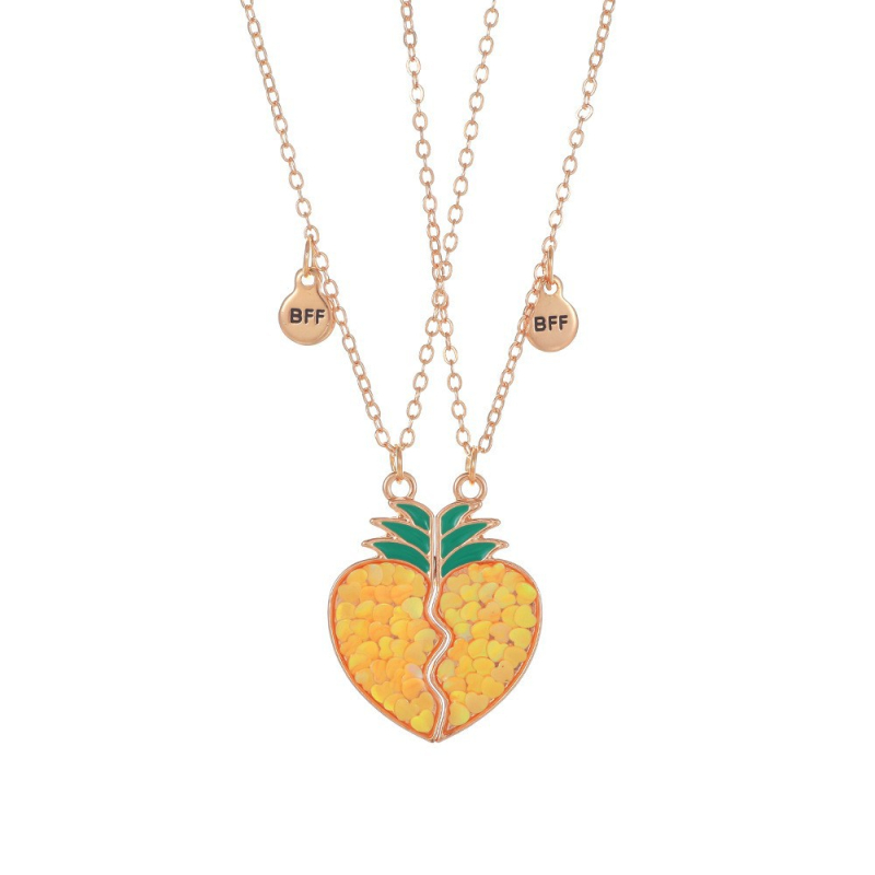 Piiriülene flamingo kaktuse ja hea sõbra parima sõbra laste kaelakee armsa kujuga dopamiinikaelakee