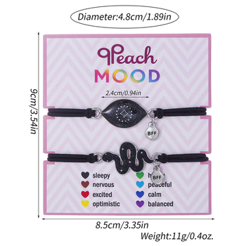 [Sama stiil, madal hind] Piiriülene kuum stiil, temperatuuritundlik, värvi muutev tähe-, kuu- ja kassi ripats, sulamist tilkuv õli, nahast köiest ehe, laste sõrmuskaelakee