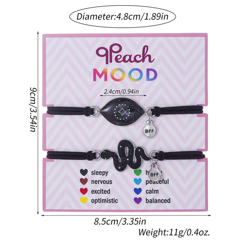 [Sama stiil, madal hind] Piiriülene kuum stiil, temperatuuritundlik, värvi muutev tähe-, kuu- ja kassi ripats, sulamist tilkuv õli, nahast köiest ehe, laste sõrmuskaelakee