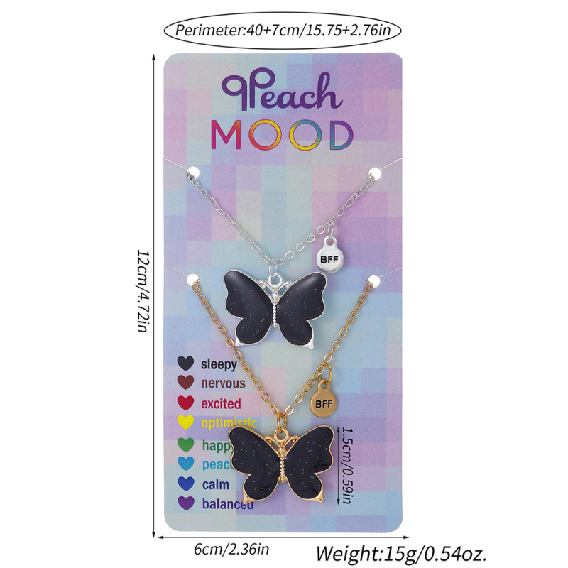 [Sama stiil, madal hind] Piiriülene kuum stiil, temperatuuritundlik, värvi muutev tähe-, kuu- ja kassi ripats, sulamist tilkuv õli, nahast köiest ehe, laste sõrmuskaelakee